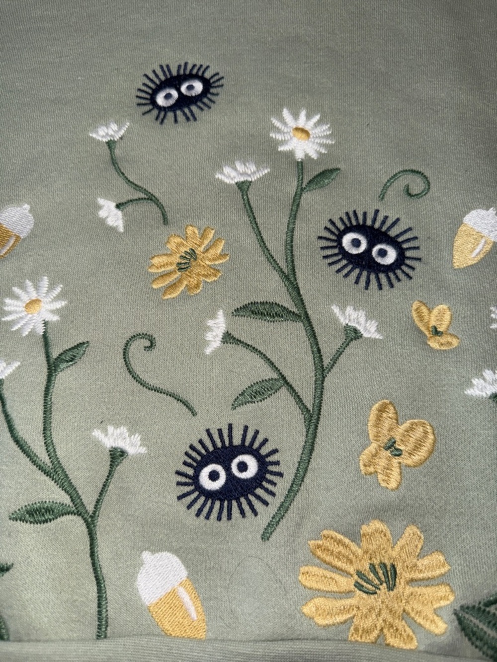 Her Universe My Neighbor Totoro Studio Ghibli Embroidered Sweatshirt - Picture 5 of 5